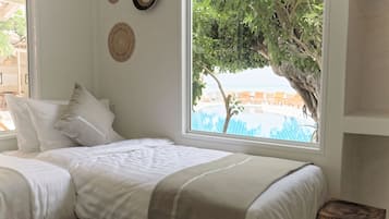 Deluxe Villa, 1 Bedroom, Terrace, Partial Sea View | Premium bedding, in-room safe, soundproofing, free WiFi