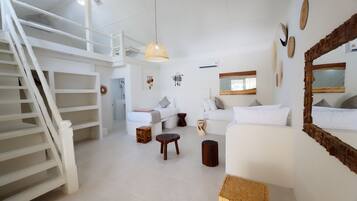 Familienvilla, 1 Schlafzimmer, Terrasse | Hochwertige Bettwaren, Zimmersafe, schallisolierte Zimmer