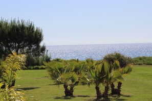 Property grounds - Accommodation in residence with swimming pool, beach 30m away (Poggio-Mezzana)