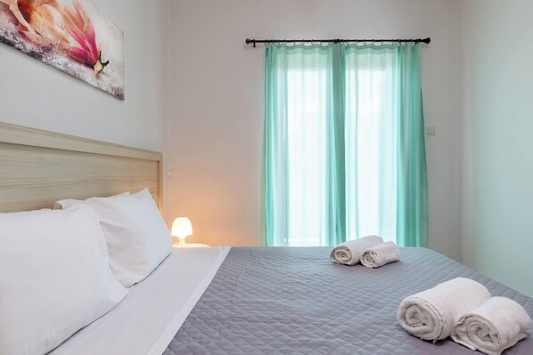 1 bedroom, iron/ironing board, WiFi, bed sheets - Kyril Apartment (Chania)