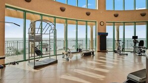 Fitness facility - Beachfront 2BR/2BA condo in Marco Island with waterfront views, pool, WiFi (Marco Island)