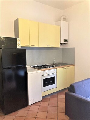 都會公寓 | 私人廚房 | 大型雪櫃/冰箱、焗爐、爐具、廚房用具/餐具/器皿