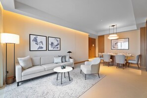 Living area - Nasma Holiday Homes - The Address Residences Dubai Opera T2 (Dubai)
