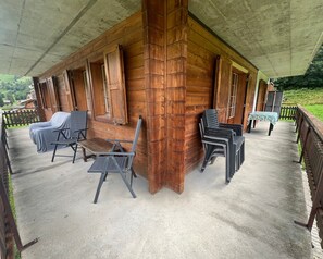 Appartement, 3 chambres, fumeur, balcon | Balcon