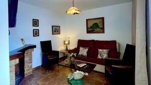 TV connectée, cheminée