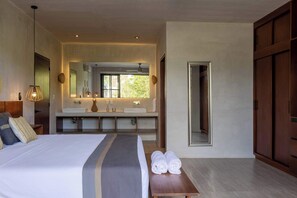 3 soverom, safe på rommet, strykejern/-brett og wi-fi (inkludert)