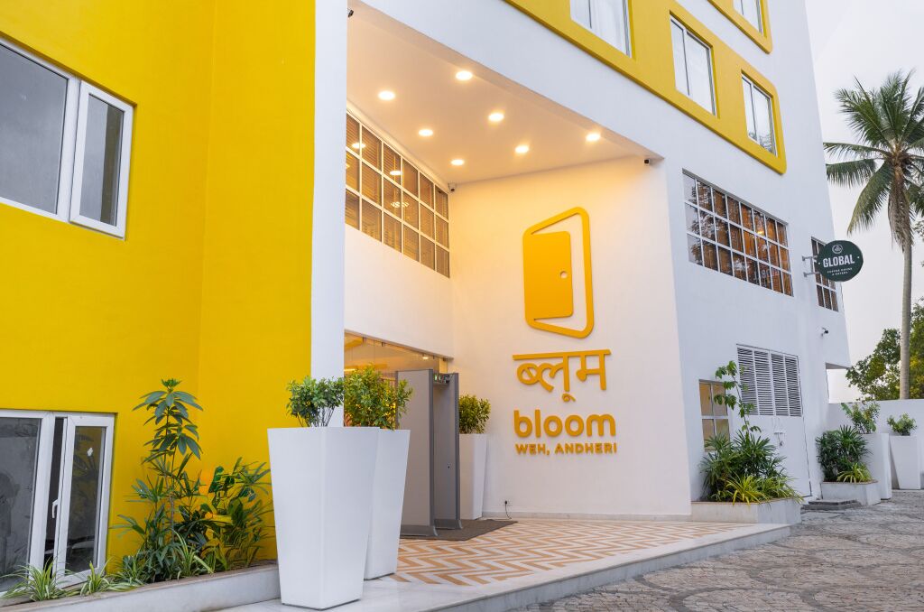 Overnatningsstedets indgangsparti