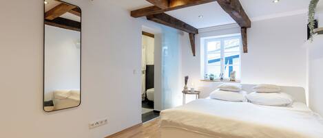 1 غرفة نوم وواي فاي وملاءات أسرّة