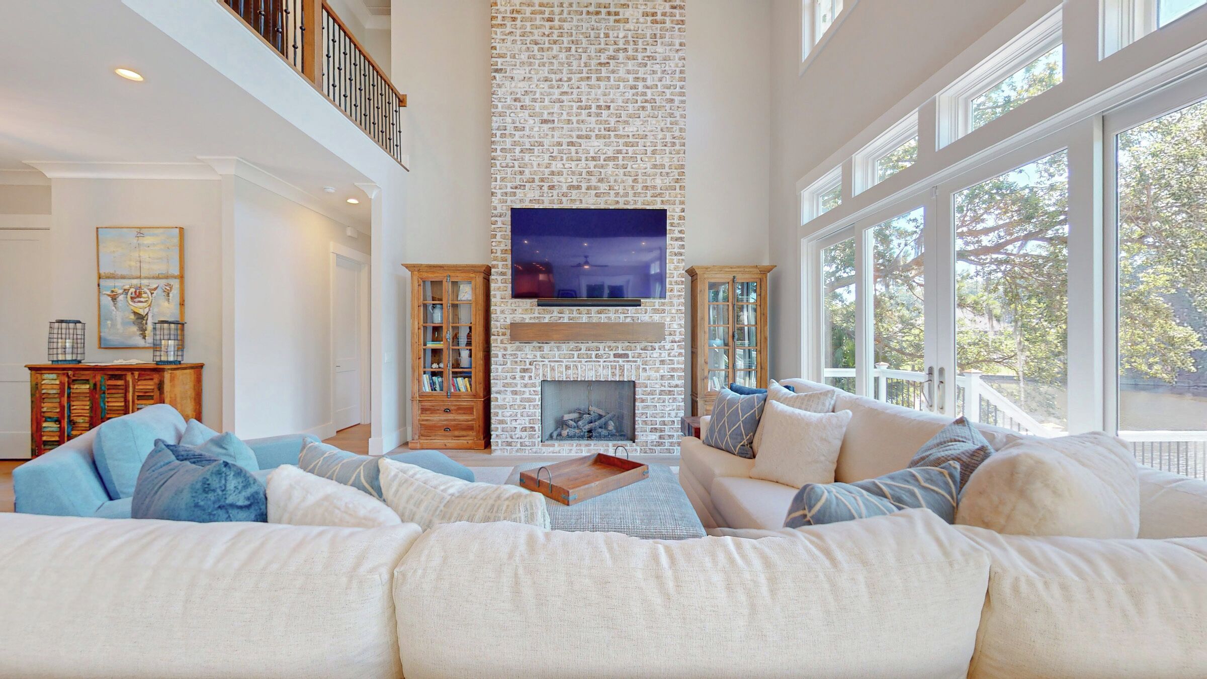Living Room with Smart TV