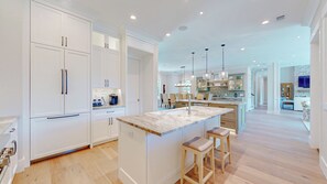 Fridge, microwave, oven, stovetop - Newly Renovated Home on Palmetto Dunes' 11-Mile Lagoon! (Hilton Head Island)