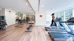 Gym - Gorgeous 1B With Balcony in Business Bay (Dubai)