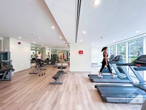 Gym - Gorgeous 1B With Balcony in Business Bay (Dubai)