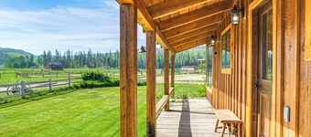 Rustic Bondurant Cabin: Fish, Hike, & Bike!