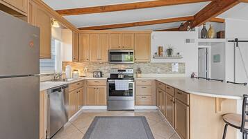 獨棟房屋, 3 間臥室 | 私人廚房 | 電冰箱、烤箱、咖啡機/沖茶器、烤麵包機