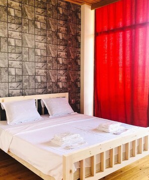 Traditional Double Room, Mountain View | Desk, bed sheets - hotel garden  (Batumi)