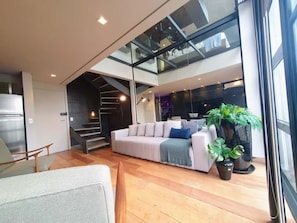 Apartamento exclusivo | Zona de estar | Una televisión