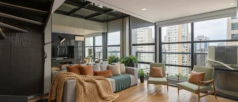 Exclusive Apartment | Living area | TV