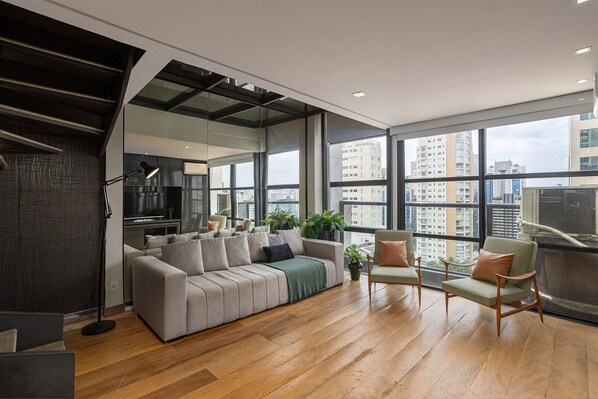 Living area - Urbano Duplex (São Paulo)