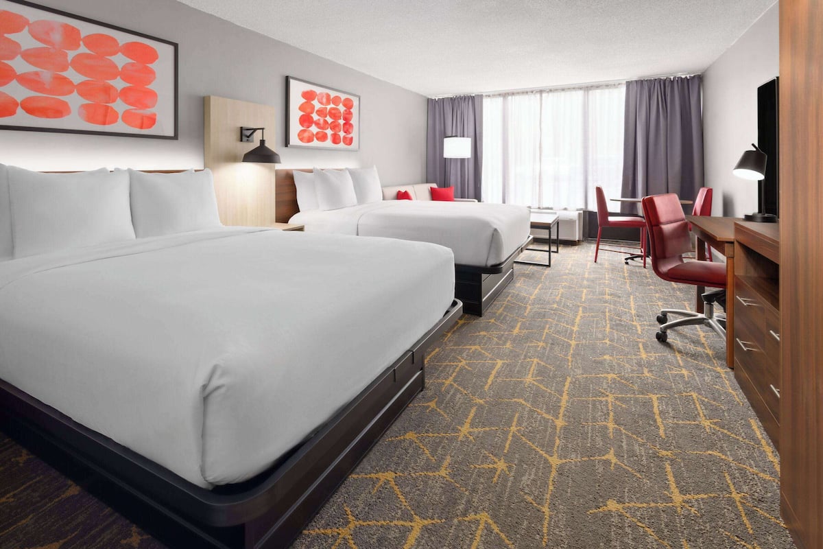 Suite, 2 Queen Beds, Non Smoking (Haven) | Blackout drapes, iron/ironing board, WiFi