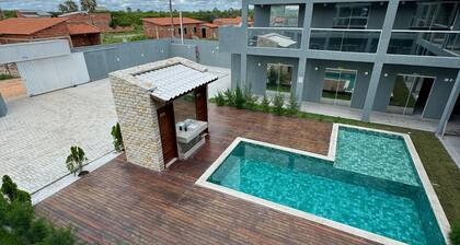 Apartamento Aconchegante em Condomínio Fechado 2 Minutos da Praia de Barra Grade