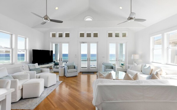 Smart TV, fireplace, offices - Beachfront - Private Heated Pool - Private Boardwalk (Carillon Beach)