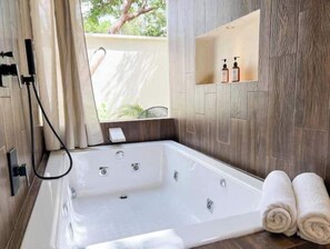 Shower, hair dryer