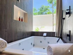 Shower, hair dryer
