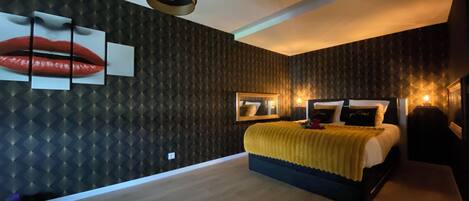 1 makuuhuone, työpöytä, ilmainen Wi-Fi, vuodevaatteet