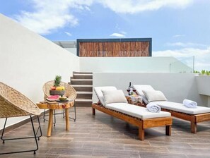 Terrace/patio - Penthouse Studio Apt w/ Private Roof & Pool ᯽PH2

 (Tulum)