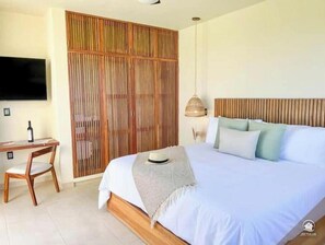 1 bedroom, iron/ironing board, WiFi, bed sheets - Penthouse Apartment with Private Roof & Pool ᯽PH9

 (Tulum)