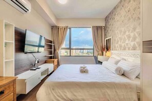 2 室のベッドルーム、アイロン / アイロン台、WiFi