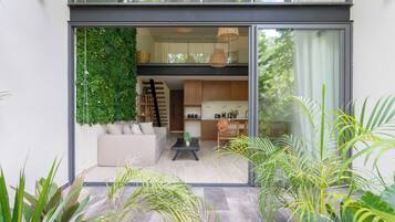 Appartement Design, côté jardin | Vue sur le jardin