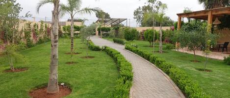 Overnattingsstedets uteområder