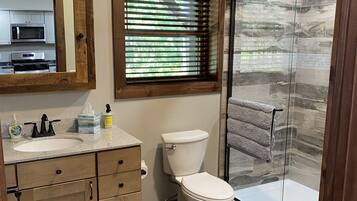 Towels, soap, toilet paper