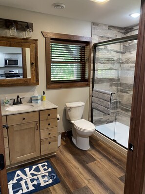 Towels, soap, toilet paper