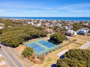Sport court - Oceanside Duck home w/ heated pool, hot tub, & community amenities! (Duck)