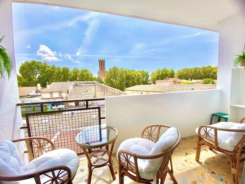  Charmant cocon Centre-ville — Balcon Vue panoramique toits d'Aix-en-Provence