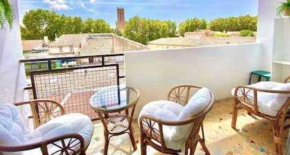 Charmant cocon Centre-ville — Balcon Vue panoramique toits d'Aix-en-Provence