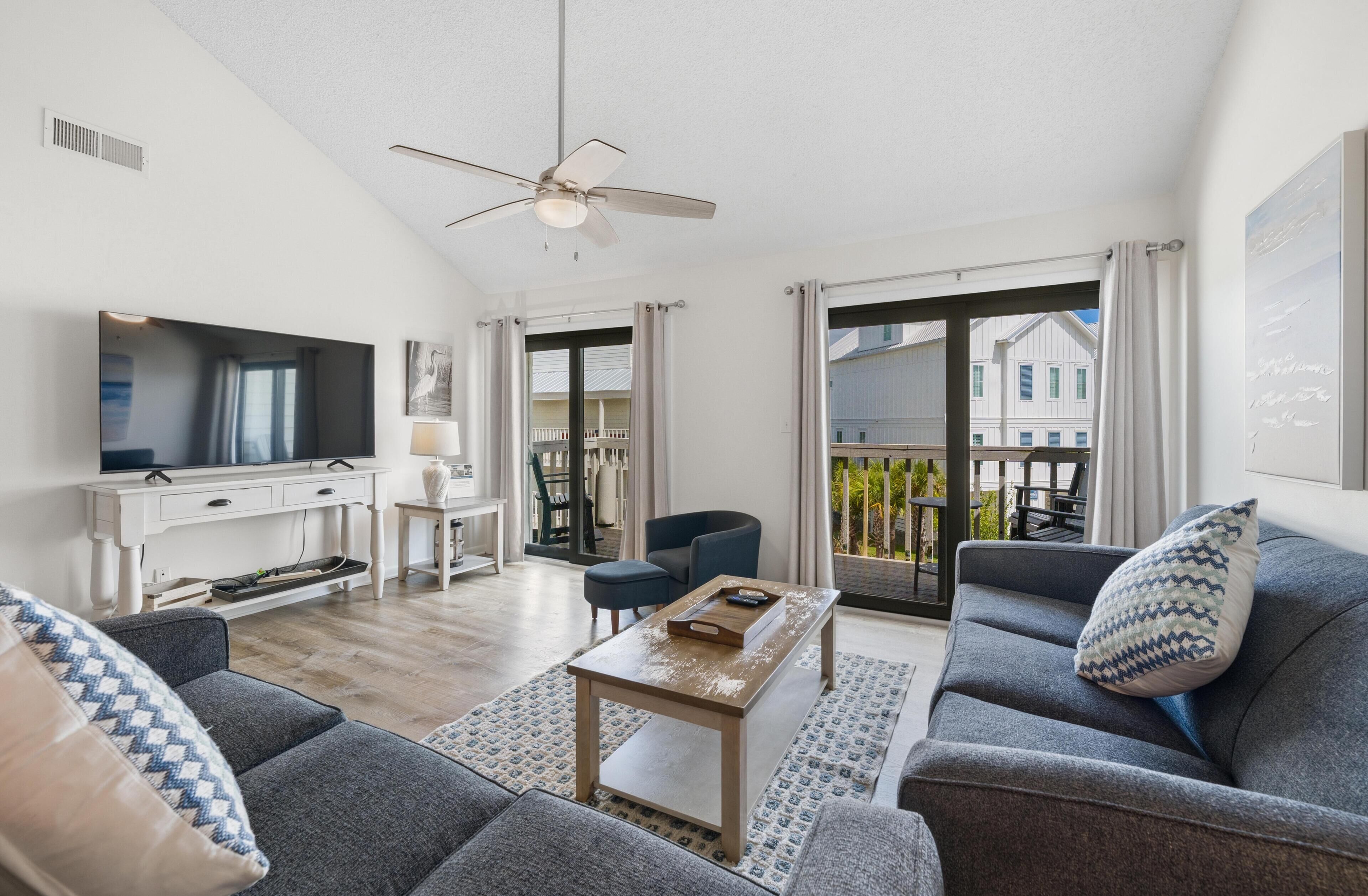 公寓客房, 多張床 (Cotton Bayou 7H) | 客廳