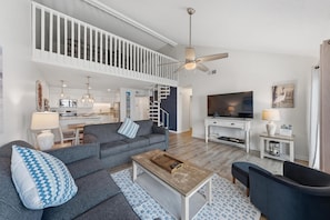 Appart'hÎtel, plusieurs lits (Cotton Bayou 7H) | Coin séjour