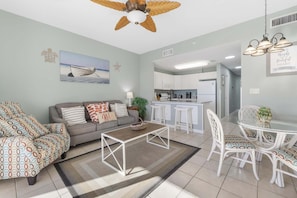 Condo, Multiple Beds (The Dunes 502) | Living area