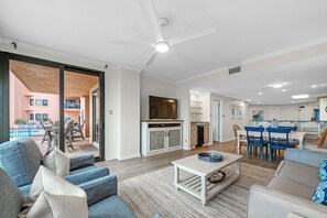 Condo, Multiple Beds (Four Seasons 103E) | Living area - Four Seasons 103e (Orange Beach)