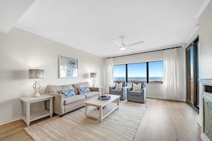 Condo, Multiple Beds (Four Seasons 103E) | Living area - Four Seasons 103e (Orange Beach)