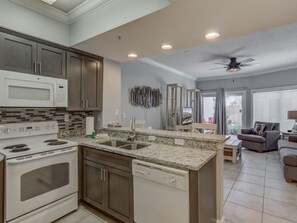 Condo, 1 King Bed with Sofa bed (Palm Beach A14) | Private kitchen | Oven - Palm Beach A14 (Orange Beach)