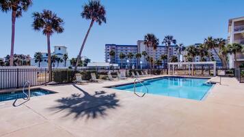 Condo, 1 King Bed with Sofa bed (Grand Caribbean in Perdido Key 111E) | Pool | A heated pool