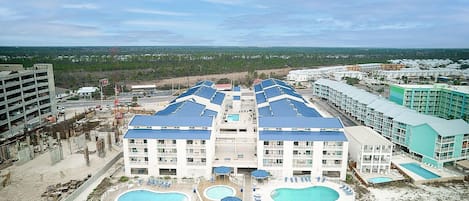 Apartment, 1 King-Bett und Schlafsofa (Sugar Beach 301) | Außenbereich