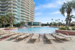 Lägenhet - flera sängar (Caribe Resort D106) | Pool | Uppvärmd pool