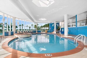 Condo, Multiple Beds (Caribe Resort D106) | Pool | A heated pool - Caribe Resort D106 (Orange Beach)