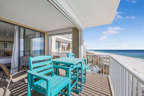 Condo, Multiple Beds (Romar Place 605) | Outdoor dining - Romar Place 605 (Orange Beach)