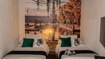 1 slaapkamer, een strijkplank/strijkijzer, wifi, beddengoed